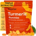 Gummies curcuma per le donne | Supplemento curcumo Gummies per l'infiammazione | Gummies curcuma per gli adulti | Curcumina naturale, Basso sigaro, Vegan, Mandarin Orange Flavor, 45 conte