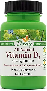 Vitamina D3 800 IU (20 mcg)