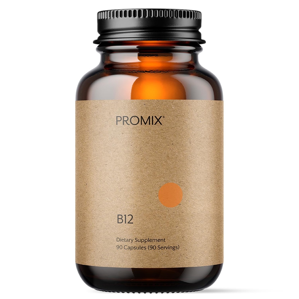 Promix Nutrition Vitamin B12 Supplement - 1000mcg als Methylcobalamin - Gut freundlich - 90 count