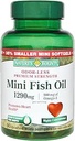 Bounty Fish Oil 1290 mg Mini Softgels - 90 ct, Confezione da 5