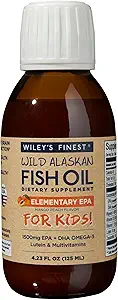 WILEYS FINEST SPO Öl Fisch Epa Kinder Elementar Mango Peach, 4.23 FZ