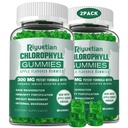 Gommies sans chlorophylle de sucre - avec vinaigre de cidre de pomme non filtré et vitamine C-B12 - Boost énergétique, Immune & support de digestion, Déodorant naturel, soins de la peau - végétalien, non-OGM - 120 Gommies