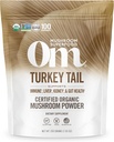 Om Mushroom Superfood Türkei Tail Bio Pilz Pulverbeutel, 7.05 Unze, 100 Servierungen, Immununterstützung, Polysacchrides, Beta-Glucans, Gut Health & ganzheitliche Verteidigung Pilzergänzung