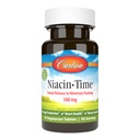 Carlson - Niacin-Zeit, Time-Release, 500 mg, Vitamin B-3, Cholesterin-Metabolismus, Energieproduktion, Herzgesundheit, 50 Tabletten