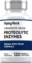 Piping Rock Proteolytische Enzyme Supplement | 120 Kapseln | Breitbandkomplex | Vegetarisch, Nicht-GVO, Glutenfrei