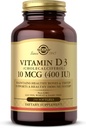 Solgar Vitamine D3 (Cholecalciferol) 10 MCG (400 UI), 250 Softgels - Aide à maintenir des os et des dents sains - Système immunitaire - Non-OGM, sans gluten, sans lait - 250 portions