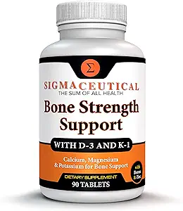 Premium Calcium Hydroxyapatite Complex - Fortgeschrittene Knochenunterstützung mit Vitamin D3 K Magnesium Zink - Komplette Absorptionsformel für Knochendichte Herzgesundheit - 90 Tabletten