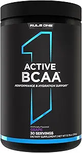 Regel 1 Aktive BCAA - Leistungs-, Hydration- und Recovery-Unterstützung mit 5g BCAAs + Elektrolyten, L-Glutamin und Citrulline (30 Portionen, Trauben)