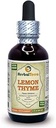 Timo di limone (Thymus x Citriodorus) Tintura, Estratto di liquido di erbe secche organiche (Nome: HerbalTerra, Proudly Made in USA) 2 fl.oz (60 ml)