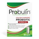 Probulin Colon Supporto giornaliero Probiotico + Prebiotico + Supporto Gut Salute, Gas occasionale e Bloating - 20 miliardi di CFU - 12 Strains, 30 capsule vegane