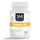 365 By Whole Foods Market, Vitamina B2, 100Mg, 100 capsule vegetali