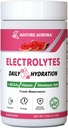 Poudre d'électrolytes Pas de sucre, pas de pastèque douce Poudre d'électrolyte, poudre d'hydratation, amélioré avec le sel himalayen, BCAAs, et B-Vitamines, Pas de calories, sans sucre Keto électrolyte boisson - 90 portions
