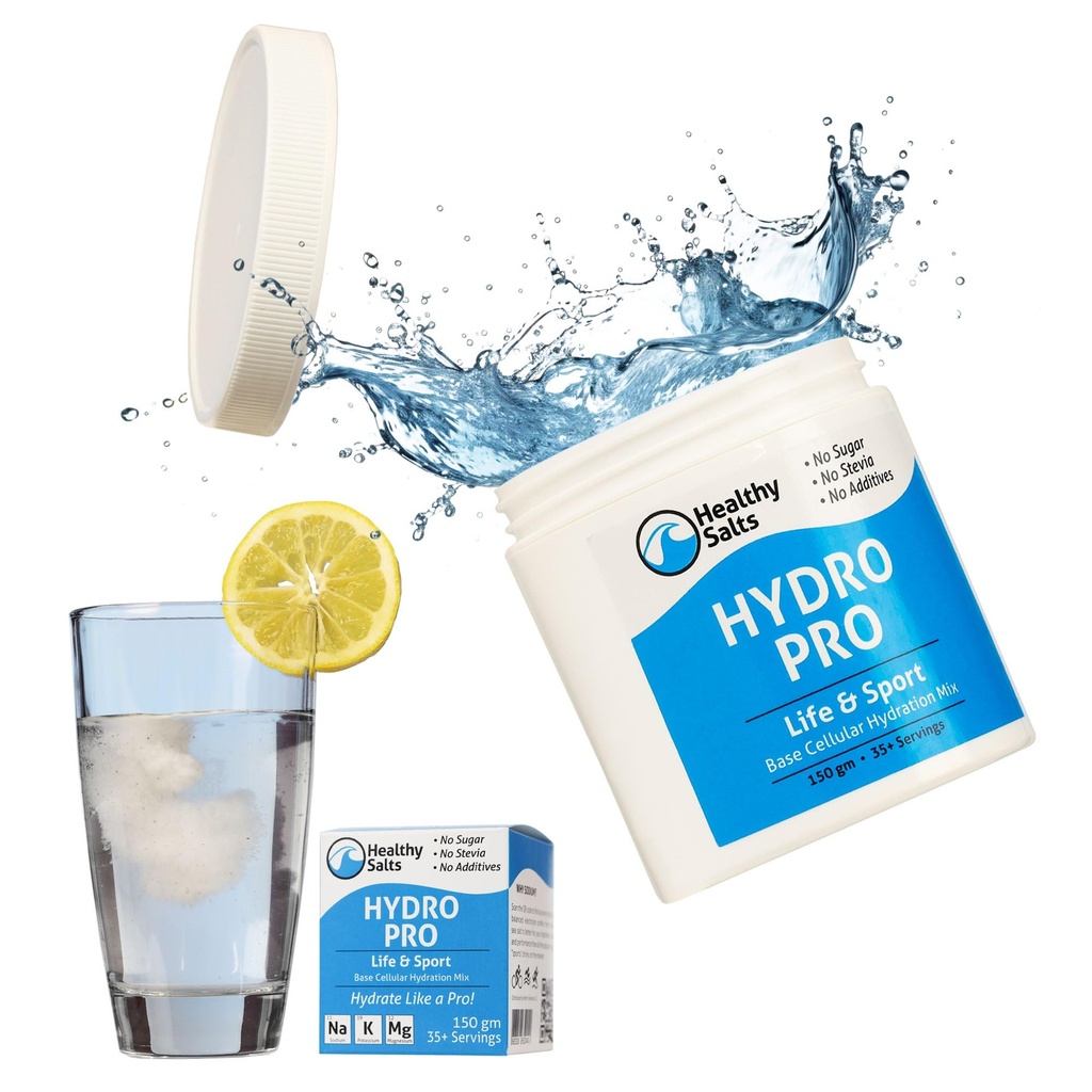Poudre d'électrolytes, poudre d'hydratation pour l'eau, formule d'hydratation sans sucre pour la reconstitution optimale, 35 portions par tub