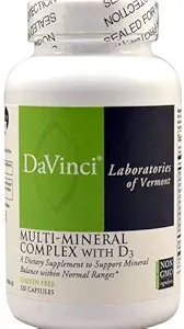 Laboratoires DaVinci Complexe multi-minéral avec D3-120 Capsules