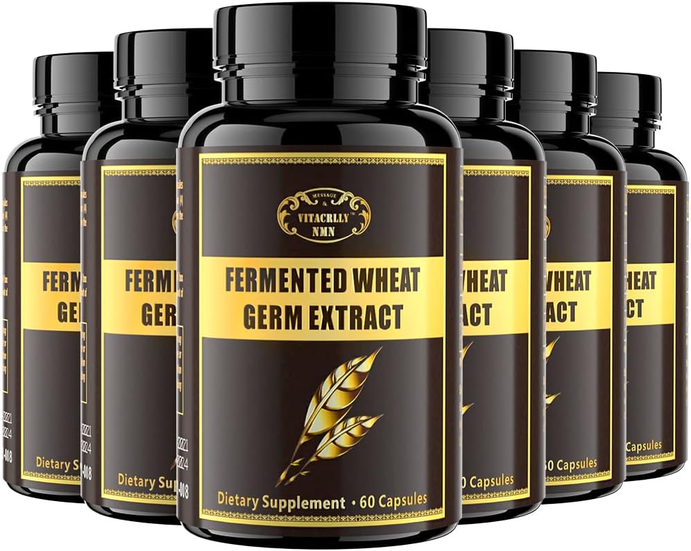 Integratori di Spermidina - Estratto di Germ di grano 1000mg Formula Potente con 10mg Alta Spermidina & Zinco per Antiossidante, Rinnovamento Cellulare, Sistema Immune e Aumenta l'Energia 360 Capsule (6 Bottiglie)