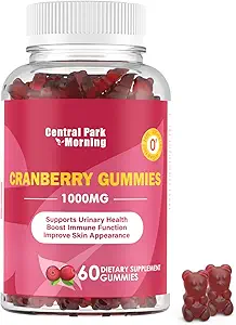 Gummies de canneberges pour la santé des urines