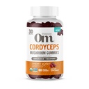 OM MUSHROOM SUPERFOOD Cordyceps Gummies, USA Mushrooms Organic Cresciti, Supporti, Endurance, Energy, & Recovery, 60 Count, 30 Servings Gummy Supplements