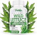 Extrait de laitue sauvage de Parker Naturals – Supplément de sommeil à base de plantes 1200mg, 4:1 Concentré, Capsules véganes, Soin Disconfort, 60 portions, 120 Compte