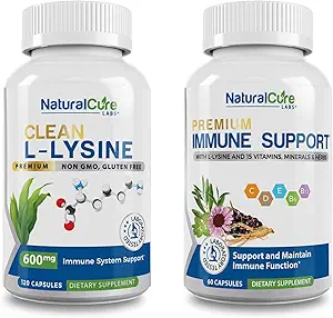 Natural Cure Labs Bundle: Clean L-Lysine + Immununterstützung
