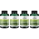 Swanson Ashwagandha Powder Supplement - con Ashwagandha Root per promuovere lo stress e l'energia - supplemento ayurvedico per il benessere naturale (100 capsule, 450 mg ogni) 4 Pack