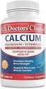 U.S. Doctors' Clinical 1200mg Calcium Citrate & Carbonate Complex mit Magnesium & Vitamin D3 - Kalziumergänzung für Knochenstärke, Muskeln & Nerves - Vegan, Non-GMO - 60 Tabletten - 1-Monat-Versorgung