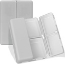 FYY Daily Pill Organizer, 7 compartiments Portable Pill Case Travel Pill Organizer, [Conception pliante] Pill Box for Purse Pocket to Hold Vitamines, huile de foie de morue, suppléments et médicaments-gris