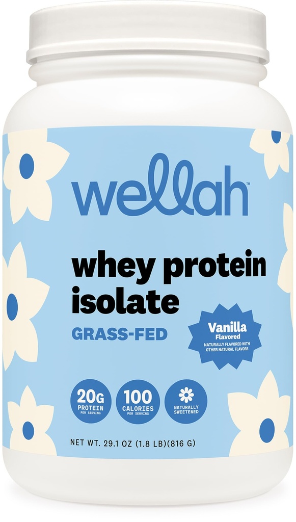 Wellah Protein Your Whey (30 portions, vanille) - Whey Protein Isolate Protein