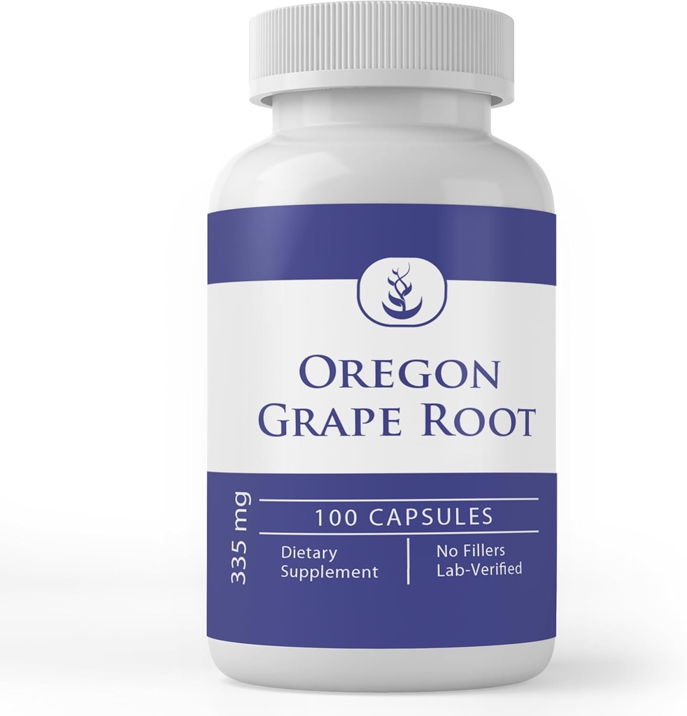 Pure Original Zutaten Oregon Grape Root, (100 Kapseln) Immer rein, keine Additive oder Füllstoffe, Lab Verifiziert