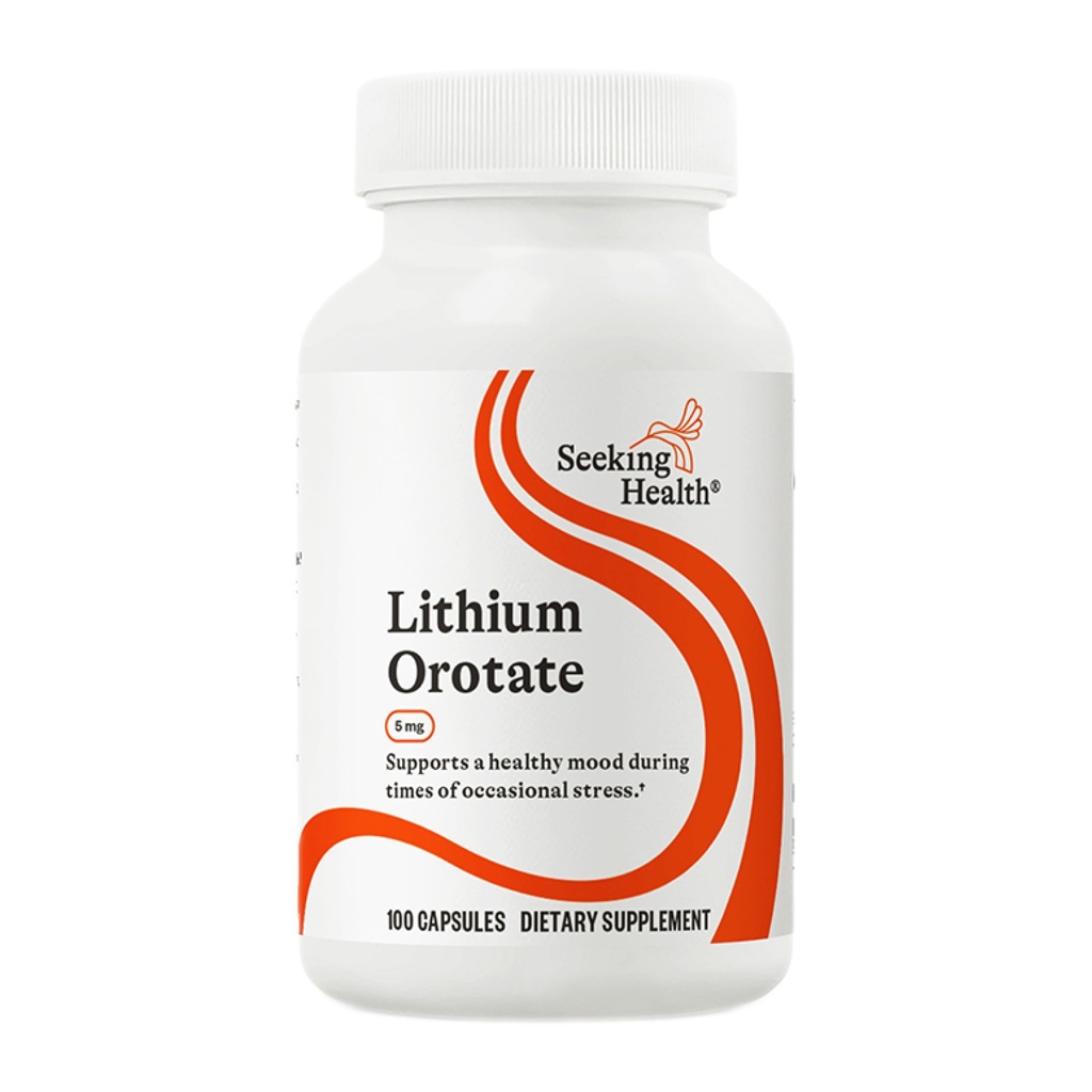 Suche Gesundheit Lithium Orotat - Mineralische Ergänzung unterstützt Gehirn Gesundheit & Gedächtnis - Non-GMO & Gluten-freie Formel mit niedrigen Servierungen von Lithium - 5 mg, 100 Kapseln