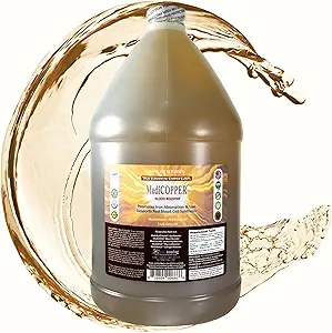 True Colloidal Copper Integratore alimentare - 1 Gallone US in Opaque BPA-Free Plastic Jug
