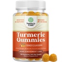 Kurkumagummis für Erwachsene Pfirsich Flavor - Extra Strength Joint Support Gummis mit Kurkuma mit Schwarzer Pfefferextrakt und Ingwer - und Ingwer Peach Vitamine für Erwachsene