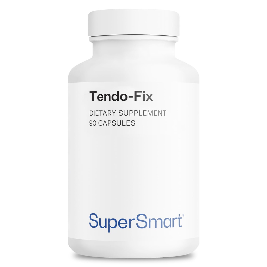 Supersmart - Tendo-Fix 750 mg al giorno - Aumenta la mobilità congiunta con collagene | Non-GMO & Gluten Free - 90 capsule vegetariane