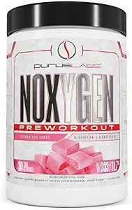 Purus Labs NOXYGEN PREWORKOUT Pulver, 30 Portionen (Strawberry Candy)