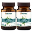 Himalaya Organic Gymnema Sylvestre – pflanzliche Glucose Stoffwechselunterstützung - USDA Organic, Non-GMO, Vegan, Gluten Free, Additive Free, 700 mg, 30 Caplets (Pack mit 2)
