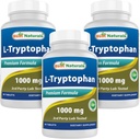 Meilleurs naturels L-Tryptophane 1000 mg 60 comprimés (60 Nombre (paquet de 3))
