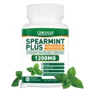 Spearmint Plus Supplement 1200mg - für Verdauungs-, Haut- und Stomach-Gesundheit, Alternative Spearmint Tea- USA Made & Tested - 60 Softgels
