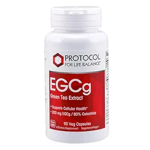 Protocollo EGCg 200 mg - 200 mg EGCg Estratto di tè verde - Phytonutrients & Polyphenols Supplement* - Kosher & Vegan - 90 capsule di veg