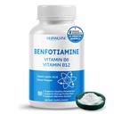 Liposomales Benfotiamin mit Vitamin B6, Vitamin B12, Alpha Lipoic Acid, Curcumin - Unterstützt gesunde Stoffwechsel, Energie Levels- Made and Tested in den USA