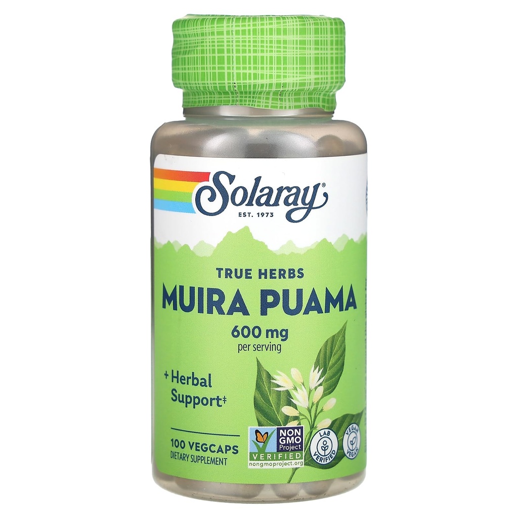 SOLARAY Muira Puama - 300 mg - 100 Kapseln