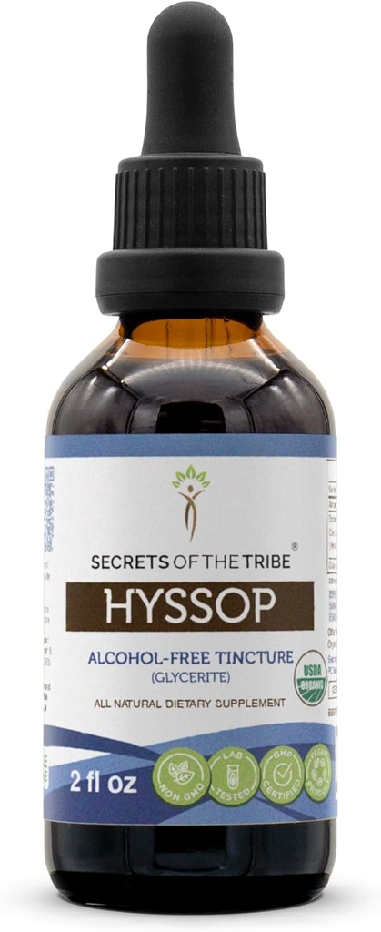 Hyssop USDA Organic (Hyssopus officinalis) Herbe séchée (2 oz)