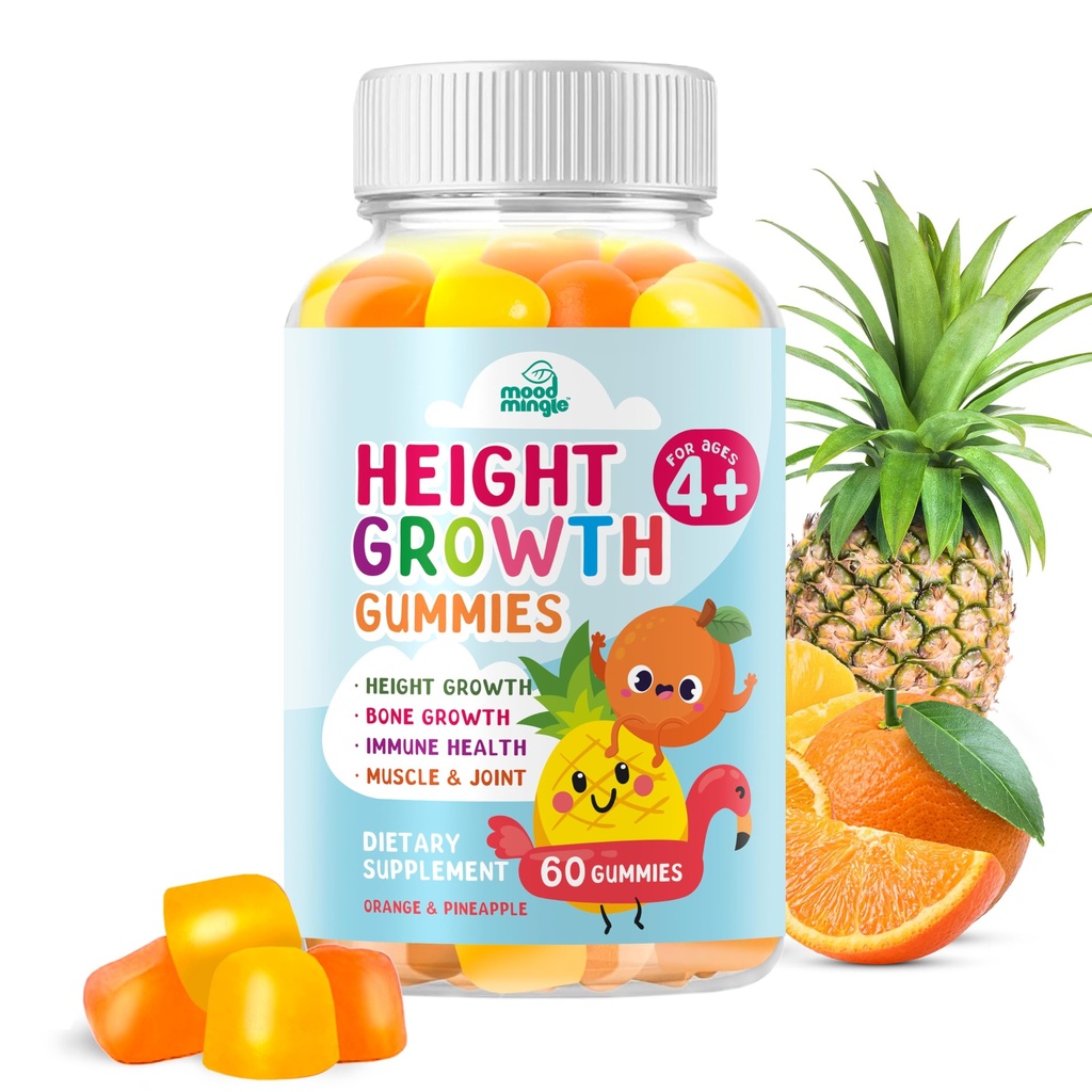Supplément Gommies de croissance de la hauteur - Les enfants Adolescents Augmentateur de hauteur Maximiseur Grow Vitamines Taller