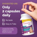 CONCEIVE PLUS Ovulazione + Fecondità Combo, Supporta Fertilità e Regolamento Ovarico, 60 + 120 capsule