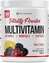 NutraOne Vitalität Vitamin-Pulver pulverisierte Vitamin- und Mineralergänzung (Fruit-Punch - 30 Portionen)