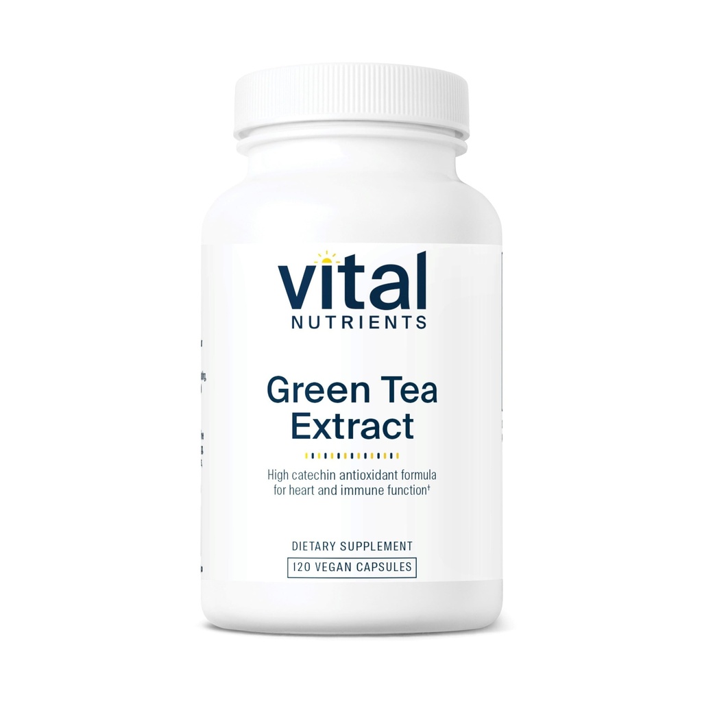 Vital Nutrients Estratto di tè verde 550mg | Potente antiossidante per il cuore e la salute immunitaria* | Supplemento di polifenoli con EGCG | Gluten, Dairy, Soy Free | Non-GMO | 120 capsule