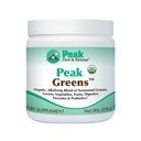 Peak Pure & Natural Peak Greens Support pH Balance and Alkalinity | Superfood Green Drink Powder | Blend of Fermented Grass, Vegetable, & Fruit | Digestive Enzyme & Probiotic Powder