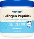 Nutricost Collagen Peptides Powder 4 oz (Unflavored) Type I, Type III Collagen - Grass-Fed, Gluten Free and Non-GMO