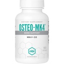 NBI Osteo-MK4 Knochenunterstützung | Vitamin D & K Complex | 45mg Vitamin K2 (MK4) für starke Knochen Gesundheit & Funktion | 60ct Veggie Kapseln