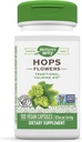 Natura Hops Way Fiori - Tradizionale Calming Aid* - 620 mg Hops Fiori per 2 capsule porzione - Supplemento erbe - Vegan, Gluten Free & Dairy Free - 100 capsule