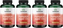 Swanson Kürbis Seed Oil - Hohe Bioverfügbare EFAs - (100 Softgel Kapseln, je 1000mg) 4 Pack