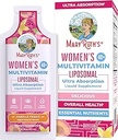 MaryRuth Organics Multivitamin per le donne 40 | Womens Multivitamin Liposomal | Integratore di supporto immunitario | Integratori energetici & Sleep Aid | Multivitaminico metilato | Vegan | Sugar Free | 14 Serve